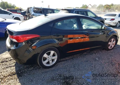 2013 Hyundai Elantra Gls from USA, damaged, VIN KMHDH4AE9DU657921